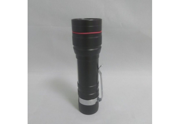 Тактический фонарь POLICE BL 520 Q5 99000W фонарик 300 Lumen USB Черный - фото 3 - id-p131216622