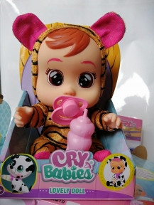 Кукла пупс Cry Babies Плачущий малыш Маленький, фото 1