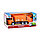 Инерционный мусоровоз "Автопарк", оранжевый, свет, звук, подвижные детали, арт.9623B, фото 2