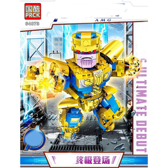 Конструктор PRCK 64073 Avengemt Танос робот (аналог LEGO Super Heroes) 825 деталей - фото 4 - id-p131219507