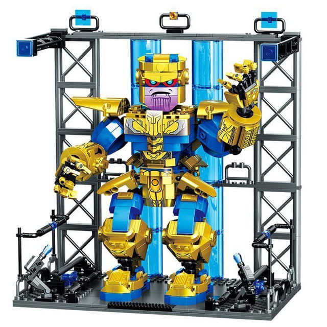 Конструктор PRCK 64073 Avengemt Танос робот (аналог LEGO Super Heroes) 825 деталей - фото 2 - id-p131219507