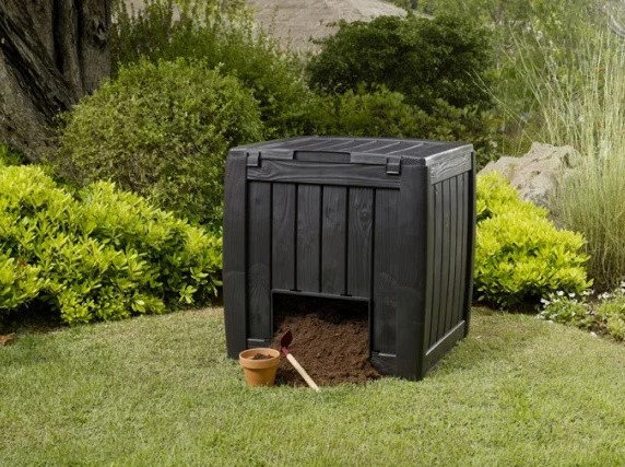 Компостер садовый Deco Composter W/Base, коричневый - фото 2 - id-p131219698