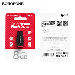 USB флэш-диск Borofone 8Gb BUD2 цвет: черный