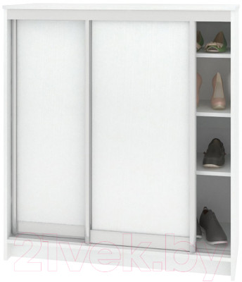 Шкаф для обуви Кортекс-мебель Сенатор ШК41 Классика ДСП