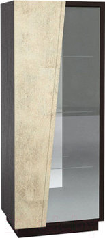 Шкаф-пенал с витриной Мебель-КМК Нирвана 0555.4 левый