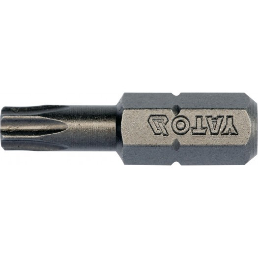 Бита TORX T25х25мм 1/4" (10шт) S2 HRC58-61 "Yato" YT-78144