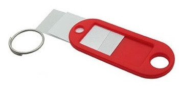 Бирки для ключей пластиковые с бумажной вставкой - фото 2 - id-p71009819