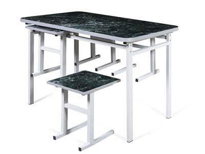 Комплект мебели для школьной столовой 04А (1200*700*760 мм) - фото 1 - id-p9184479
