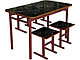 Комплект мебели для школьной столовой 04А   (1200*700*760 мм), фото 3