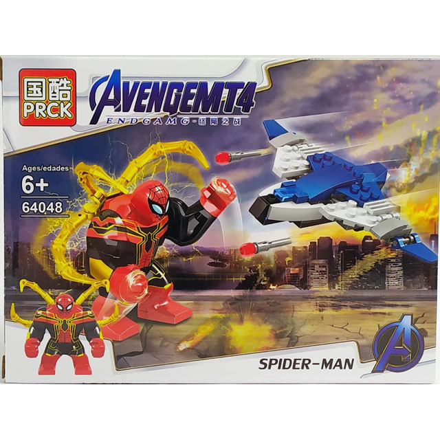 Конструктор PRCK 64048 Avengemt4 Человек-паук робот (аналог LEGO Super Heroes) - фото 1 - id-p131231515