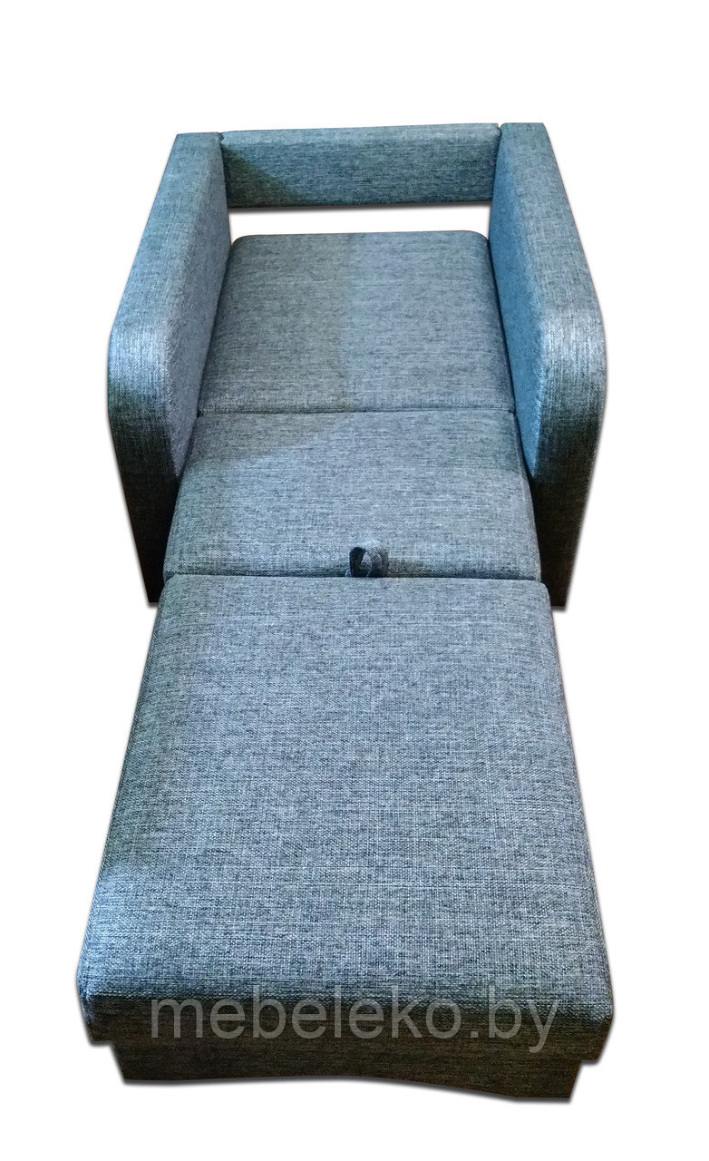 Кресло-кровать "Рия" серая рогожка - фото 4 - id-p126682887