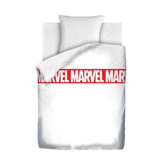 Детское постельное белье "Мстители" White Marvel 1,5 сп. (нав. 70х70) арт. 16177-2