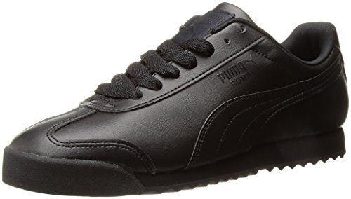 Кроссовки Puma Roma Basic ЧЕРНЫЕ - фото 1 - id-p131240206