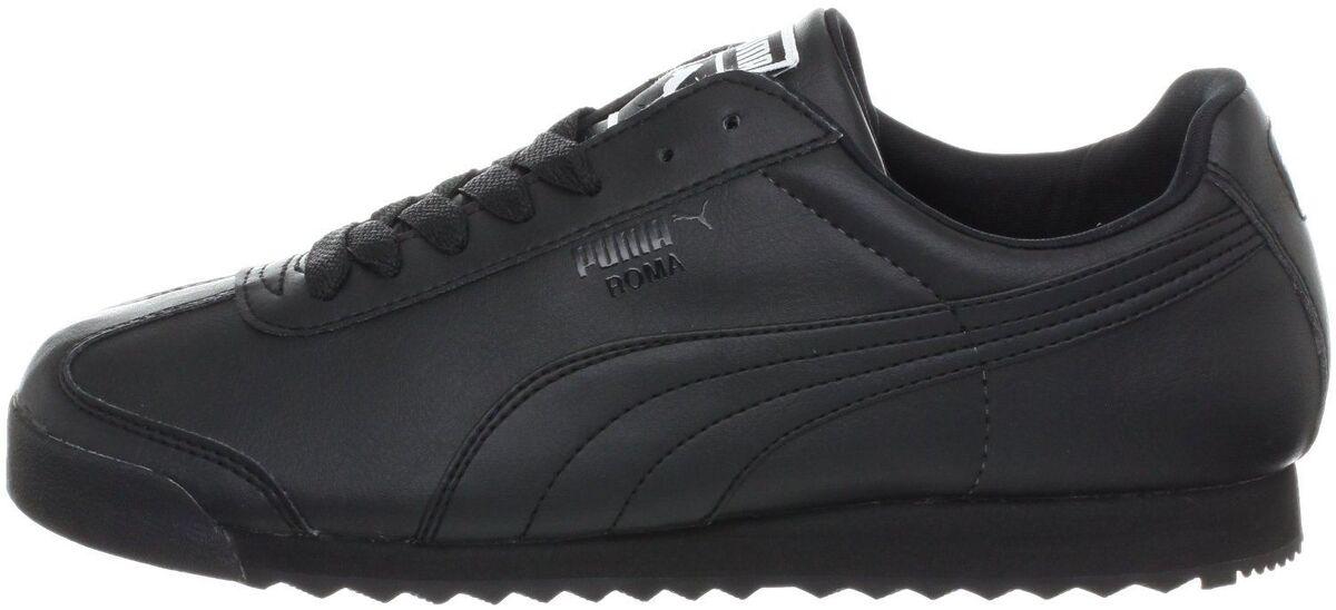 Кроссовки Puma Roma Basic ЧЕРНЫЕ - фото 2 - id-p131240206