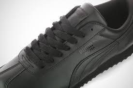 Кроссовки Puma Roma Basic ЧЕРНЫЕ - фото 3 - id-p131240206