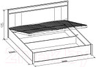 Двуспальная кровать Глазов Nature 306 Люкс с ПМ 180x200, фото 3