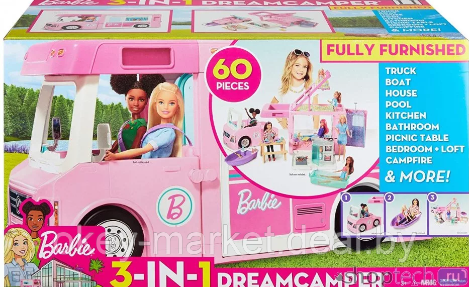 Фургон для путешествий Barbie Dream Camper GHL93 - фото 3 - id-p131257209