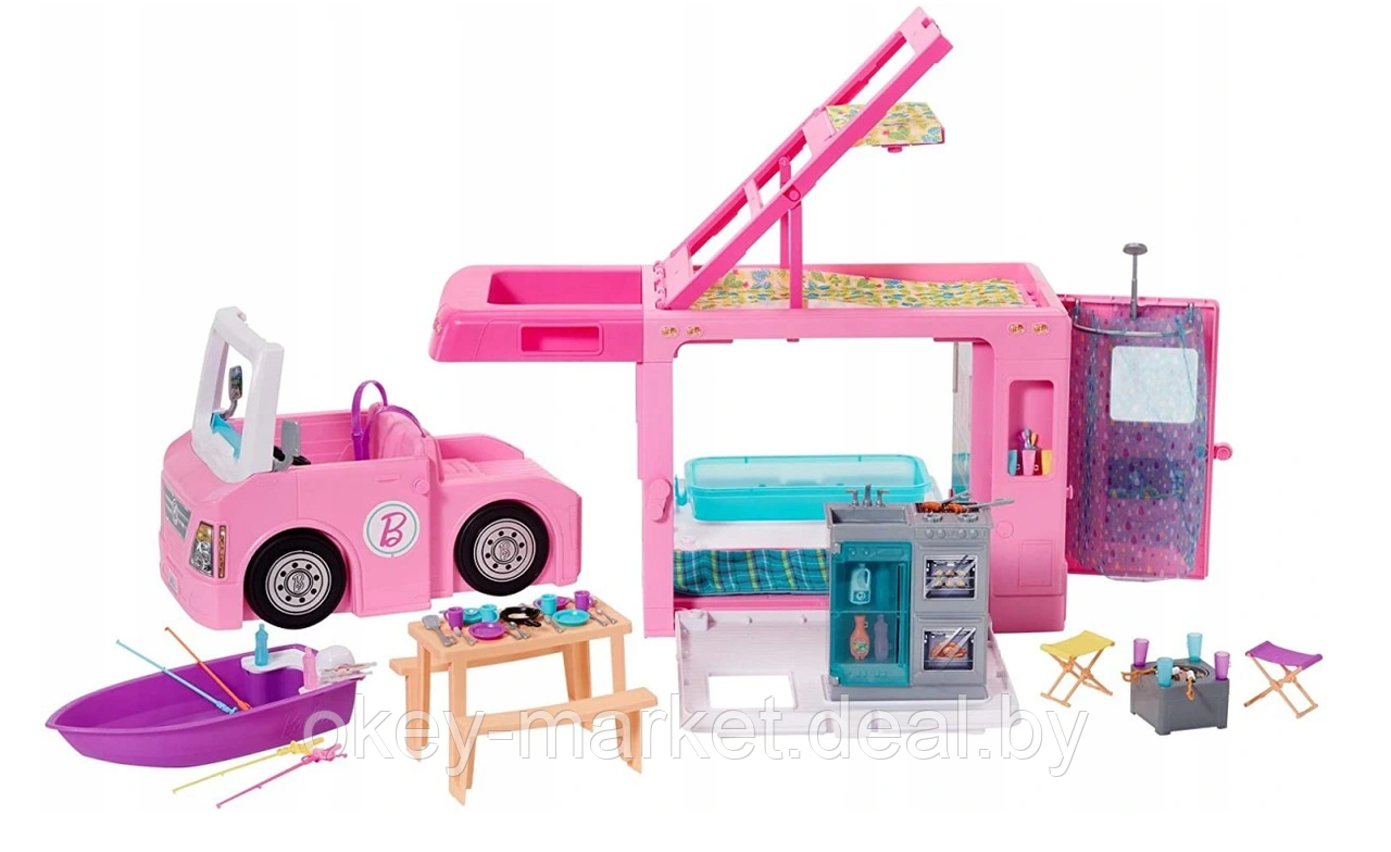 Фургон для путешествий Barbie Dream Camper GHL93 - фото 7 - id-p131257209