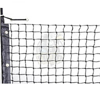 Сетка для большого тенниса с тросом (черный) (арт. 5-006)
