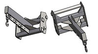 Кран-балка (крюк, гак) Forker TEL-AR на телескопический погрузчик