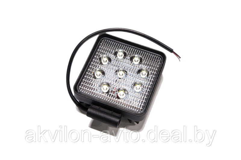 AE27S-9LED-55HC Фара доп. (рабочая) квадрат., направленный свет, 9 диодов 27W (110х55х140) LED 12/24 - фото 2 - id-p112844007