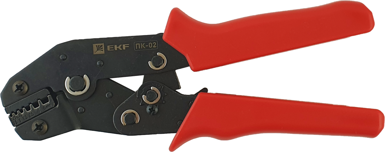 Пресс-клещи ПК-02 ( 0.25-6.0 мм2 НШвИ НШв) EKF Master