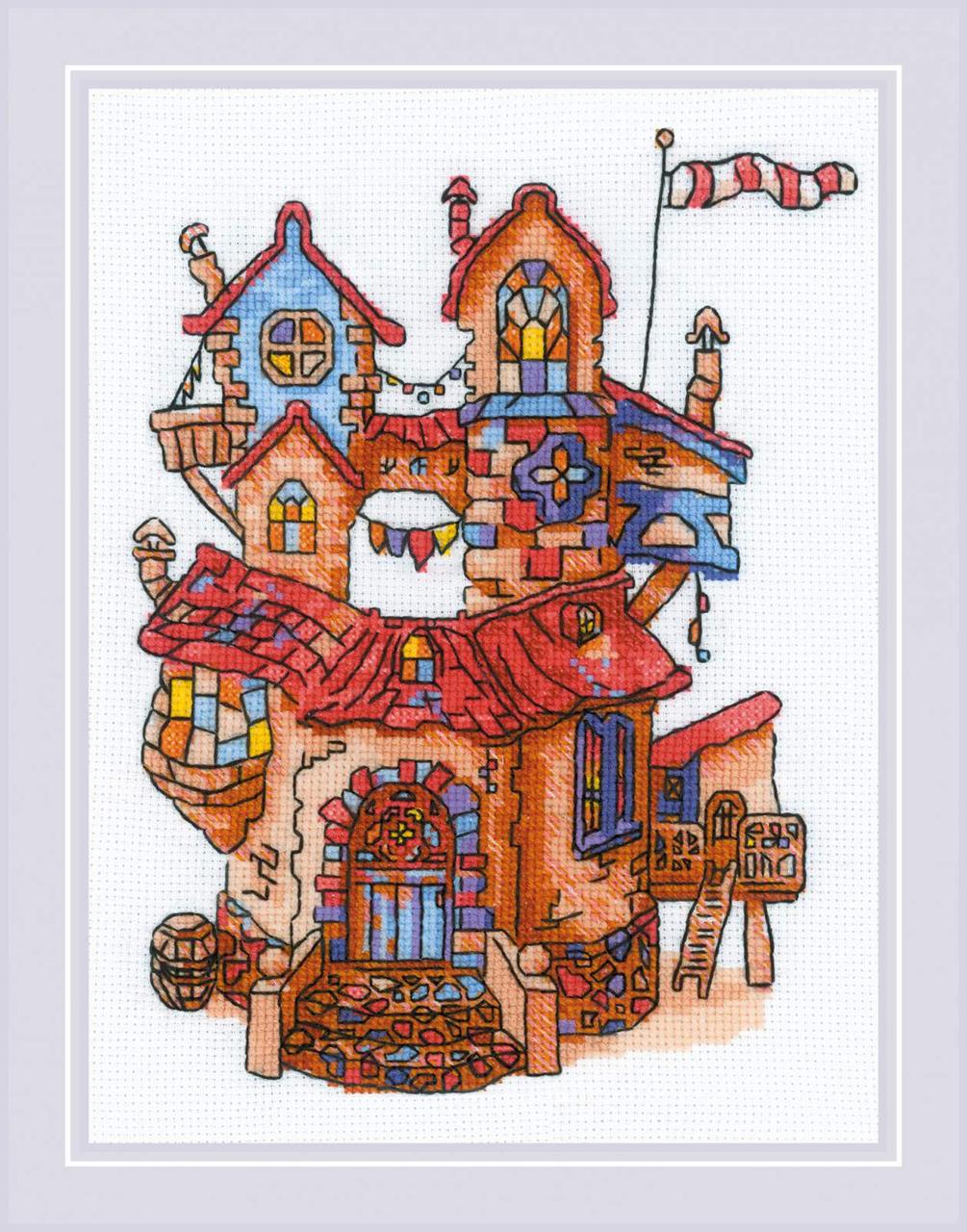 Набор для вышивания крестом «Сказочный домик». - фото 1 - id-p131377256
