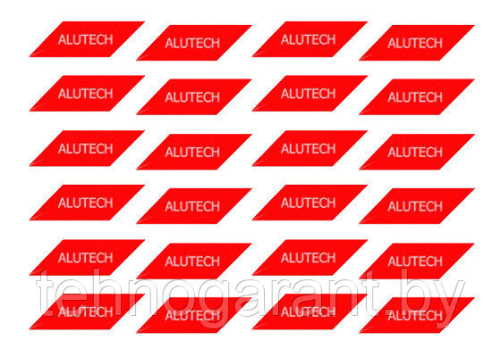 Комплект наклеек светоотражающих "ALUTECH"
