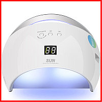 Лампа для маникюра SUN 6 48W Smart 2.0 с дисплеем led Уценка