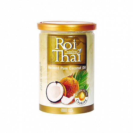 Кокосовое масло Roi Thai рафинированное, 600 мл. (Тайланд)