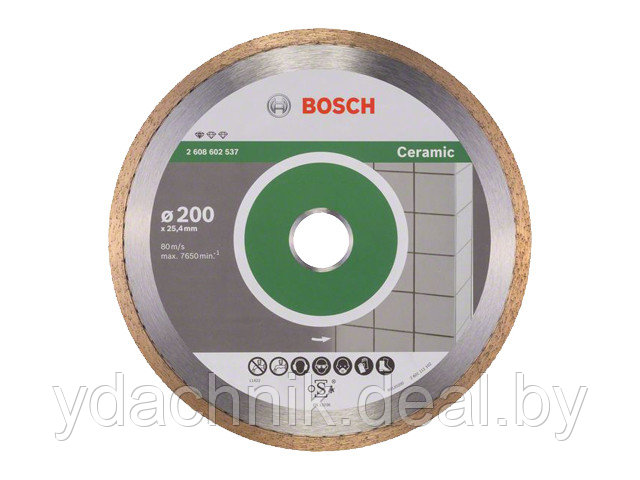 Алмазный круг 200х25,4мм керамика Professional (BOSCH) - фото 1 - id-p131383818