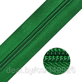 Молния MaxZipper рулонная спираль №5-N цв.F269 т.зеленый уп.200м