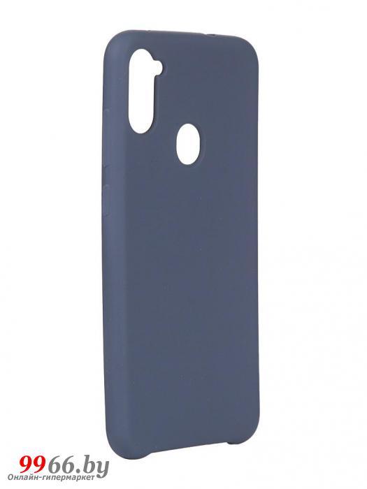 Чехол Innovation для Samsung Galaxy A11 Silicone Cover Blue 17717 - фото 1 - id-p131329821