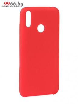 Чехол для телефона на Honor 8C силиконовый красный 14408