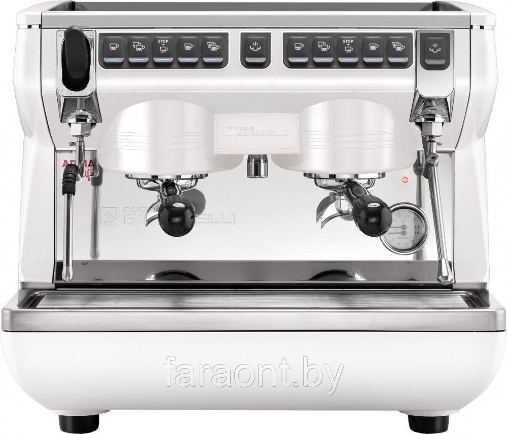 Кофемашина рожковая NUOVA SIMONELLI APPIA LIFE COMPACT 2GR V 220V высокая группа автомат черная - фото 4 - id-p110499427