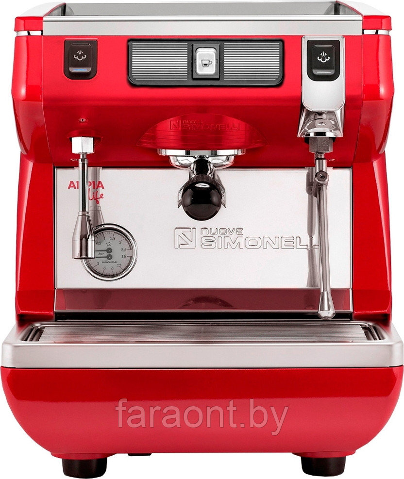 Кофемашина рожковая NUOVA SIMONELLI APPIA LIFE 1GR S 220V высокая группа полуавтомат черная - фото 4 - id-p110320804