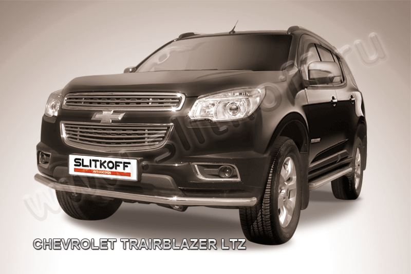 Защита переднего бампера d57 Chevrolet Trailblazer (2012)