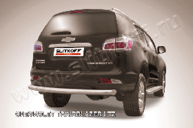 Защита заднего бампера d76 Chevrolet Trailblazer (2012)