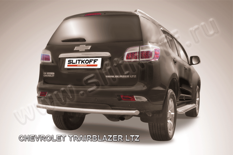 Защита заднего бампера d57 Chevrolet Trailblazer (2012)