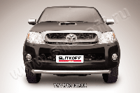 Защита переднего бампера d57 радиусная Toyota Hilux (2011) рестайлинг