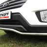 Защита переднего бампера d42 "Волна" Hyundai CRETA 4WD 2016 - фото 5 - id-p131411509