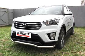 Защита переднего бампера d57 "Волна" Hyundai CRETA 4WD 2016