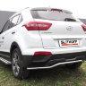 Защита заднего бампера d42 "скоба" Hyundai CRETA 4WD 2016, фото 4