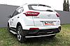 Защита заднего бампера d42 радиусная Hyundai CRETA 4WD 2016, фото 3