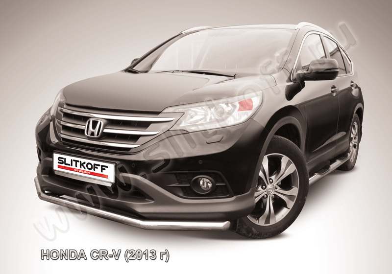 Защита переднего бампера d57 Honda CR-V (2012) 2L