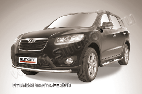 Защита переднего бампера d57 Hyundai Santa Fe (2010)