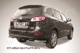 Уголки задние d57 Hyundai Santa Fe (2010)