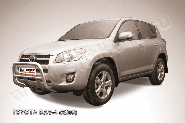 Кенгурятник d57 низкий Toyota RAV4 (2009) - фото 2 - id-p131412574