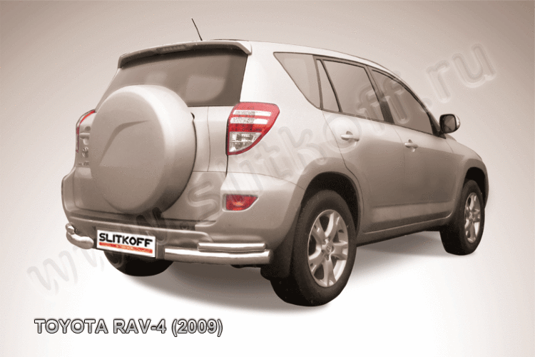 Уголки d76+d42 двойные Toyota RAV4 (2009) - фото 2 - id-p131412583