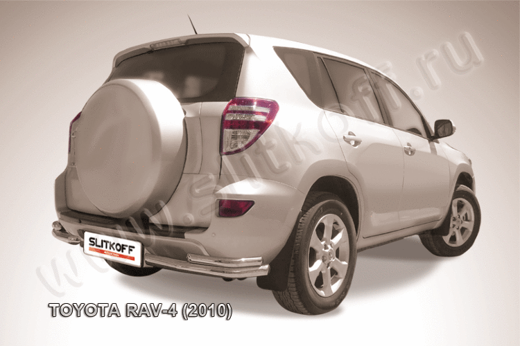 Уголки d57+d42 двойные Toyota RAV-4 (2010) - фото 2 - id-p131412612